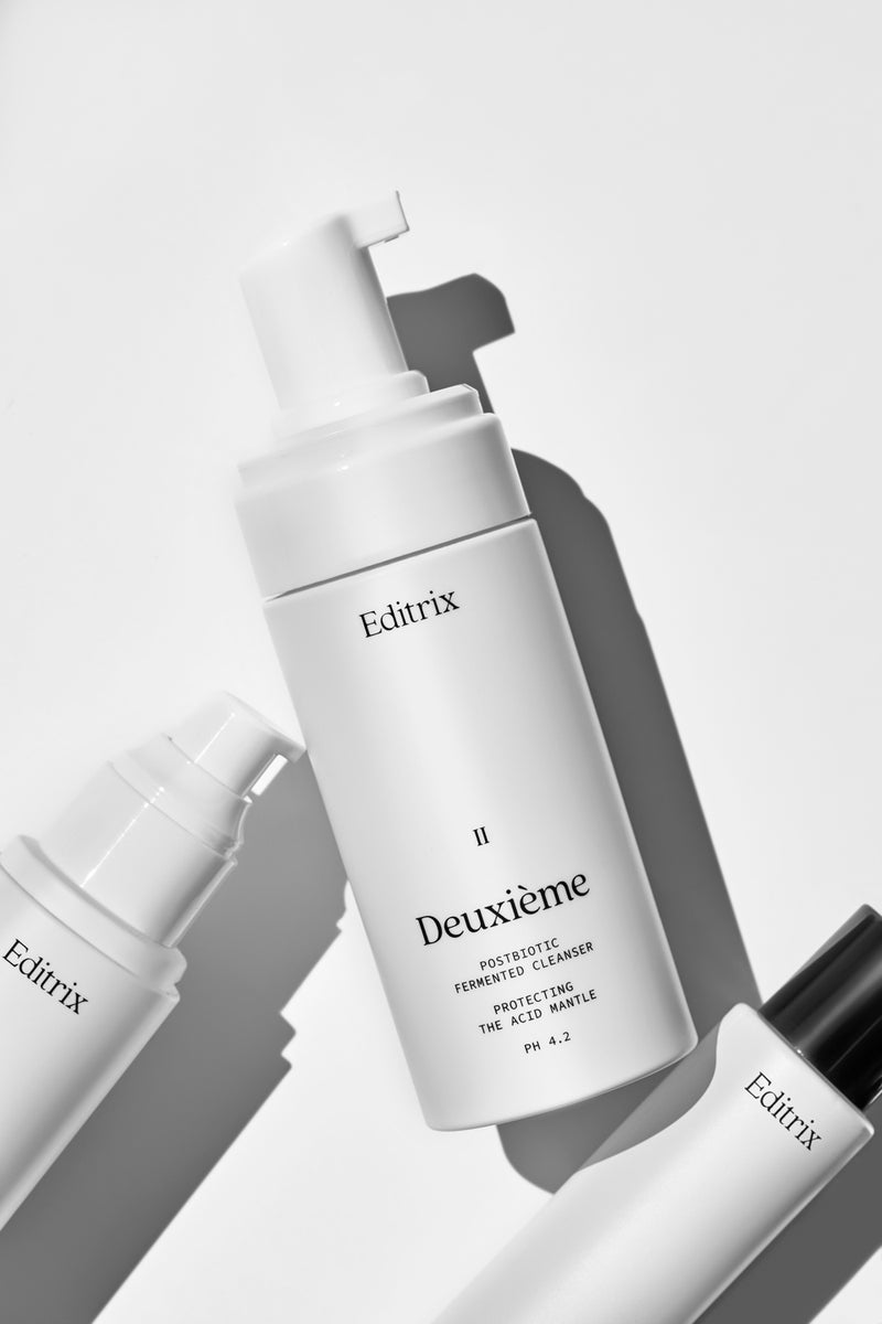 Editrix Deuxième Postbiotic Cleanser skin microbiome skincare microbiome science how to improve skin microbiome fermented skincare